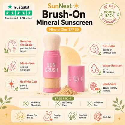 SunNest™ Mineral Sunscreen Brush SPF 50