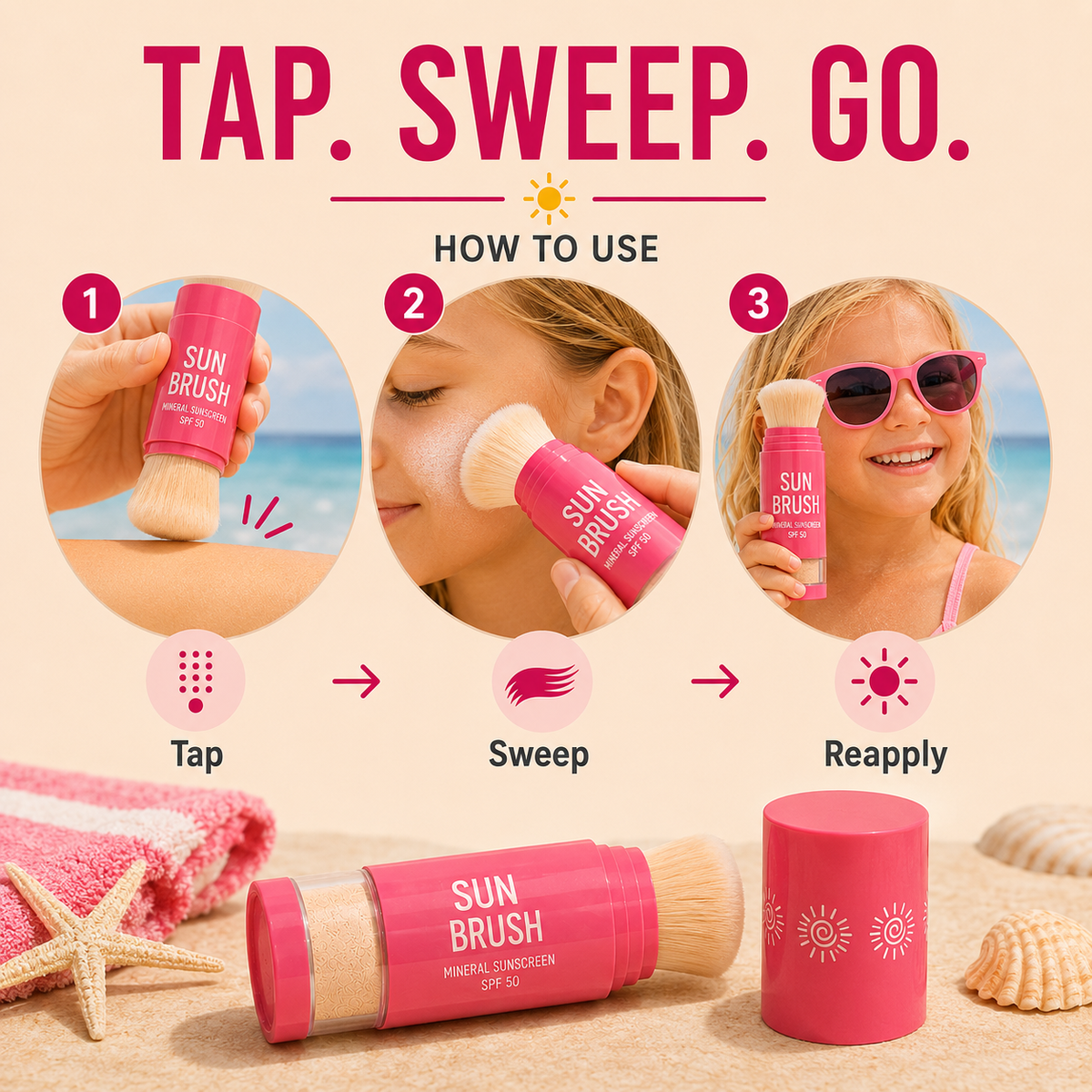 Brush-On Mineral Sunscreen SPF 50
